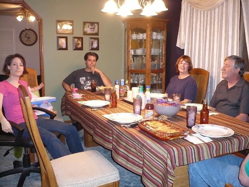 P1020307.JPG - Birthday dinner with Mike and Clydia.