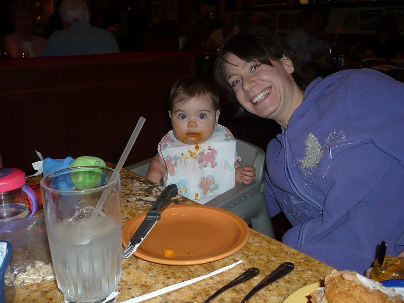 P1020364.JPG - Dinner at Mimi's with the Martins.