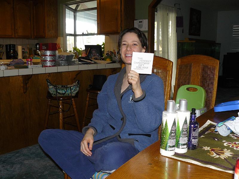 P1020506.JPG - Opening presents before breakfast.