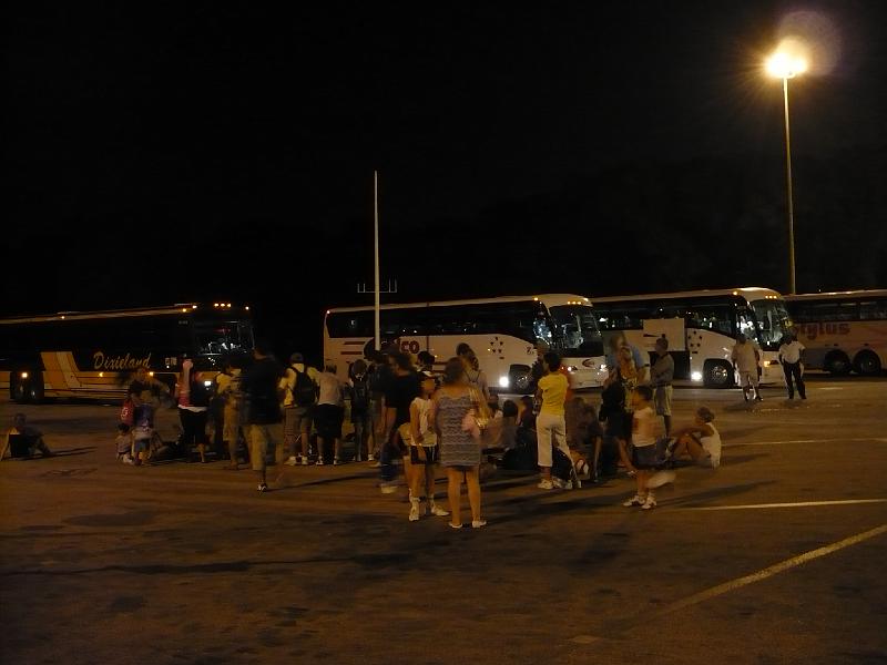 P1010331.JPG - Waiting for our bus to take us back to our hotel.