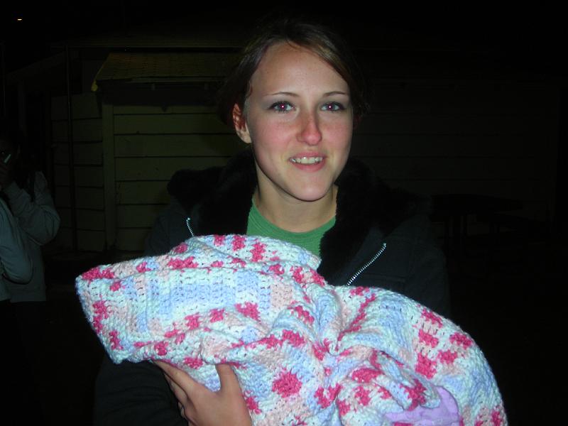 Feb1318.JPG - Oh, and Wednesday night Youth Group got to visit with Hailee