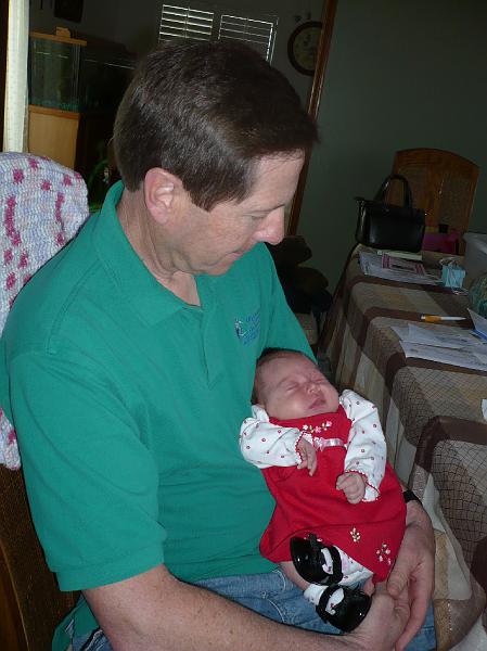 P1000481.JPG - Hailee is dressed for church!