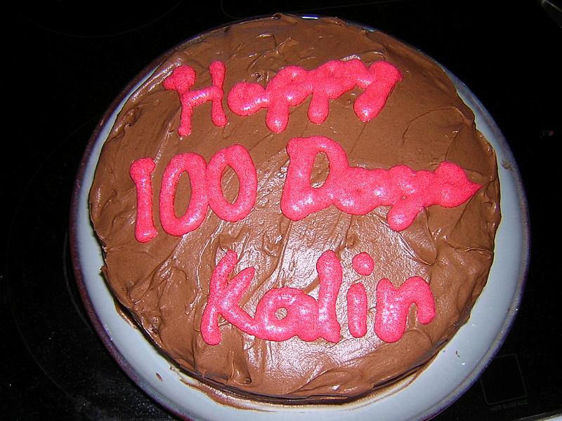 DSCN5039.JPG - Baek-il is the baby's 100th day anniversary, and the family has a small celebration for the baby's health and the mother's recovery from delivery. (Korean custom)