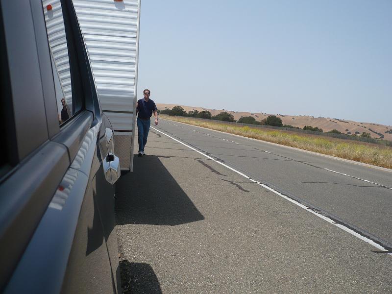 P1000751.JPG - Fixing the first flat!