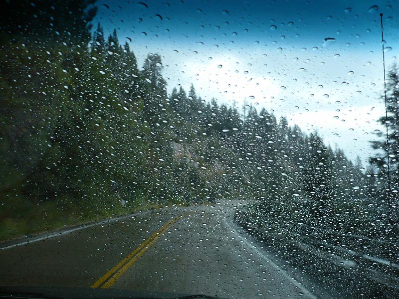 P1010737.JPG - As we near our campground, we find the rain.