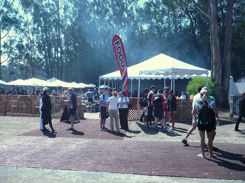 P1040705fix.JPG - The lunch area at the finish line.