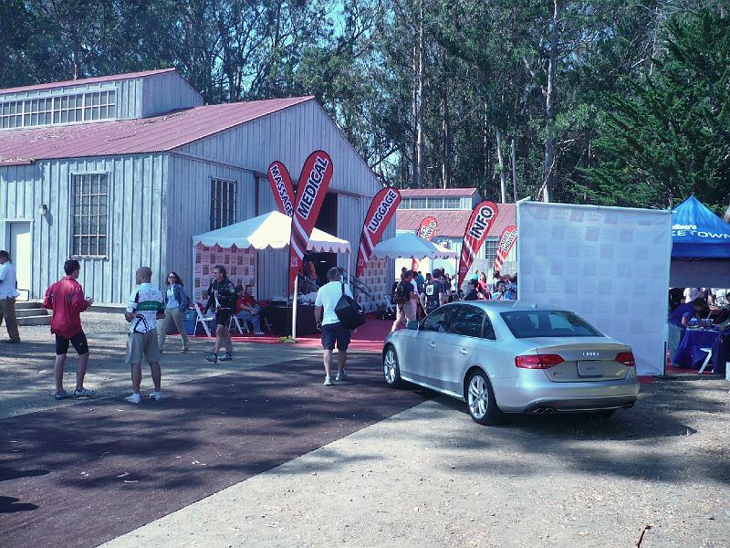 P1040713fix.JPG - Check ou the flags.. medical, massage, luggage, info, and SHOWERS!!