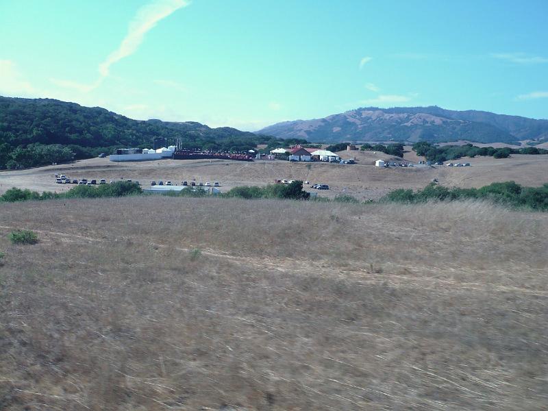 P1040732fix.JPG - The party setup for dinner.  I checked it out but had to leave for the early shuttle back to Carmel before dinner was served.